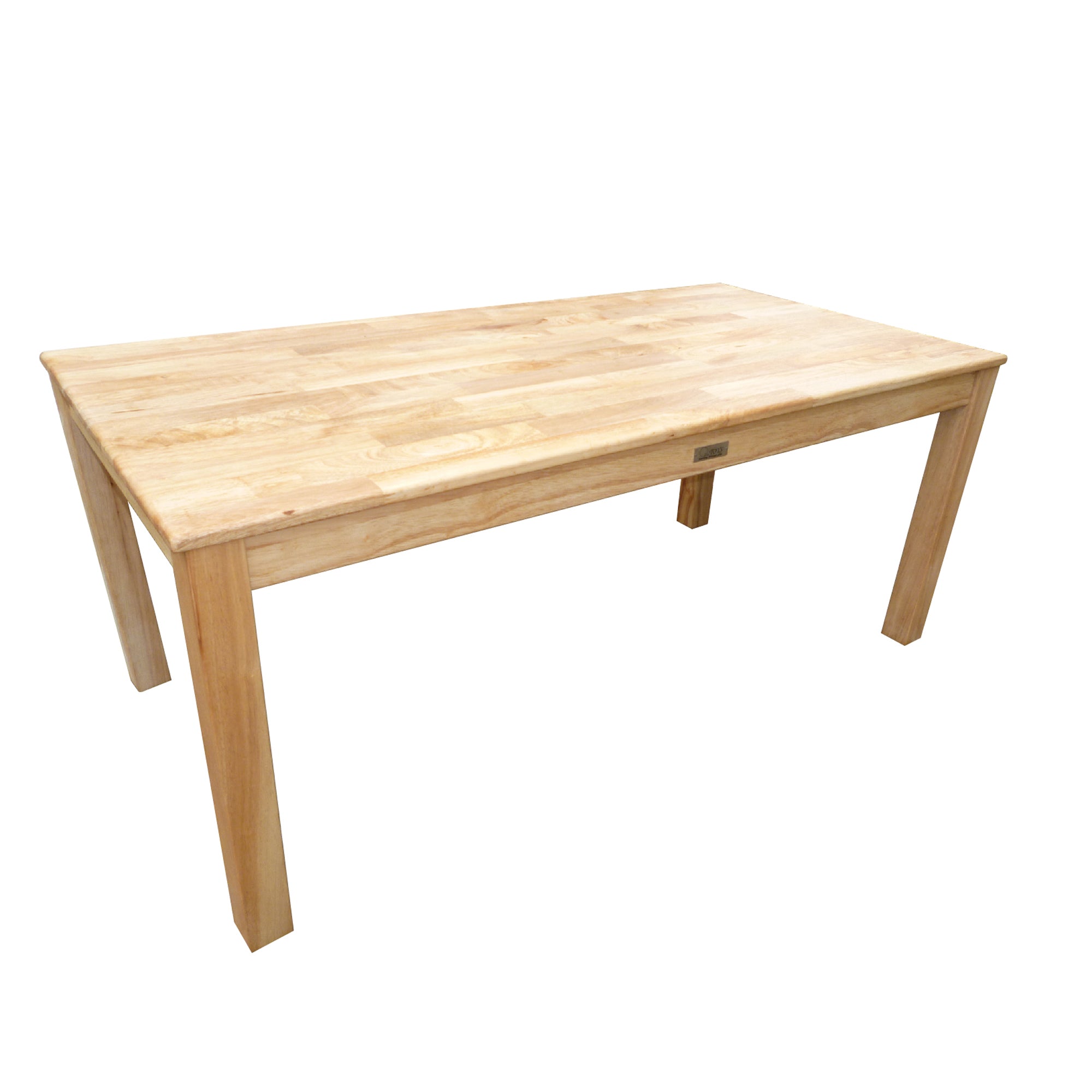 Rubberwood Rectangle Table 120 - SILBERSHELL