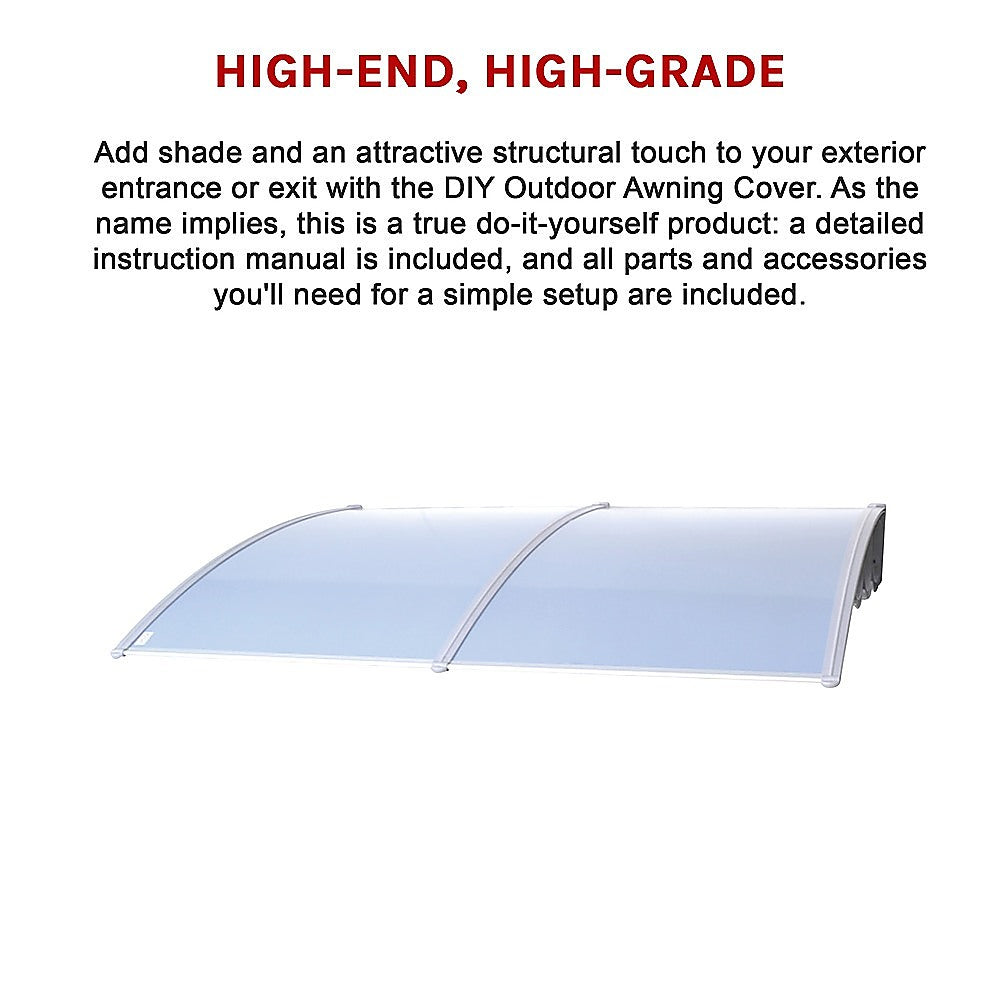 DIY Outdoor Awning Cover -1.5 x 2m - SILBERSHELL