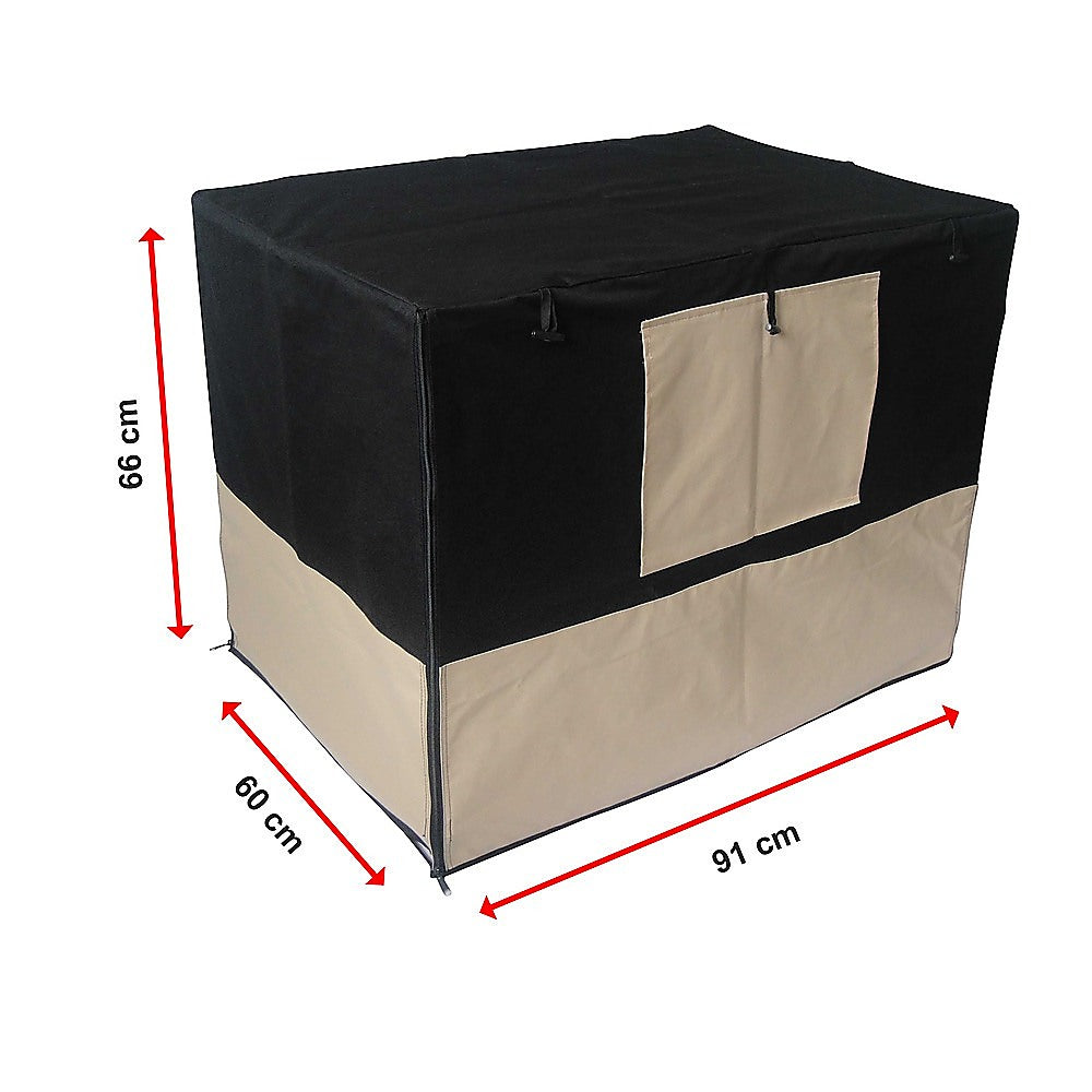 36" Pet Dog Crate with Waterproof Cover - SILBERSHELL