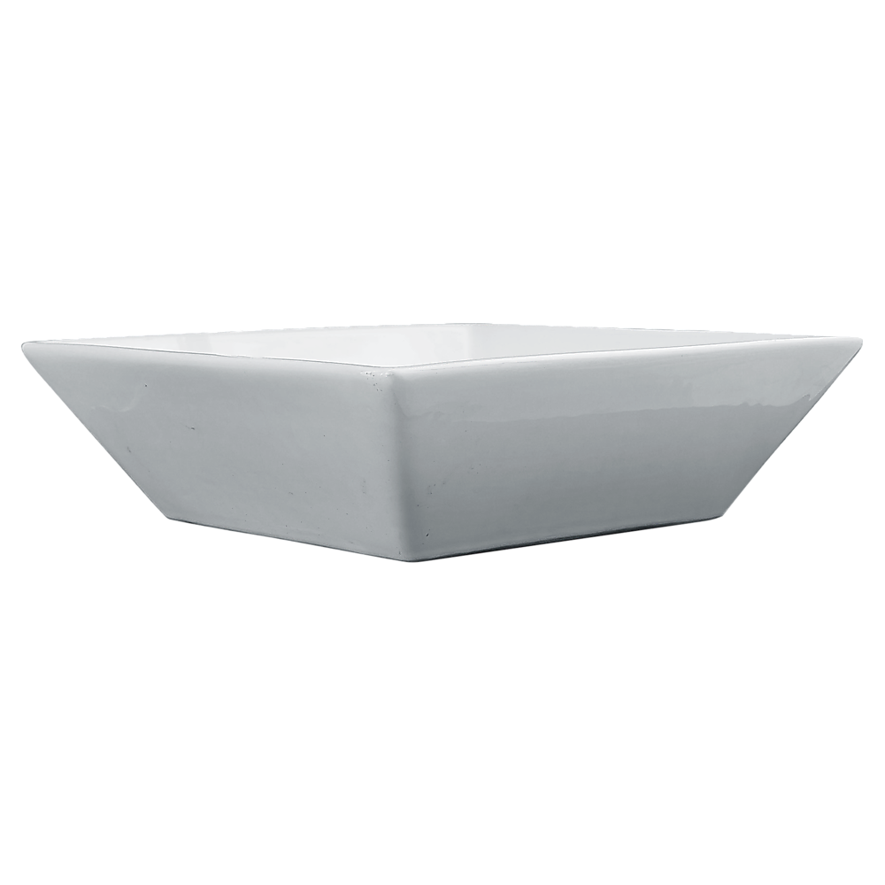 Bathroom Ceramic Rectangular Above Countertop Basin for Vanity - SILBERSHELL