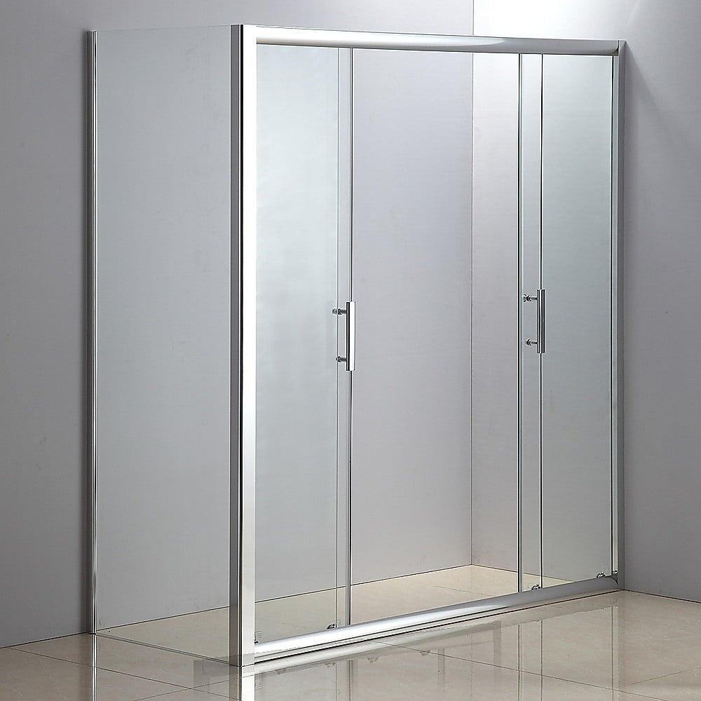 1700 X 700 Sliding Door Safety Glass Shower Screen By Della Francesca - SILBERSHELL