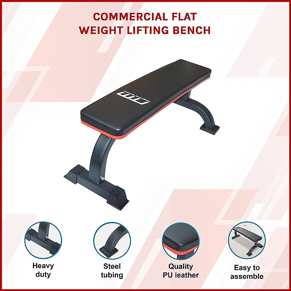 Commercial Flat Weight Lifting Bench - SILBERSHELL