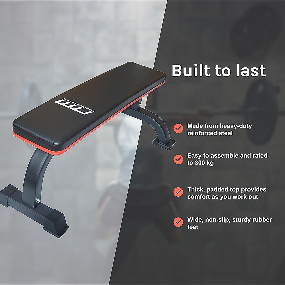 Commercial Flat Weight Lifting Bench - SILBERSHELL