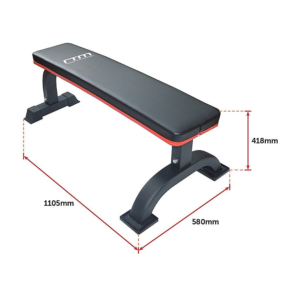 Commercial Flat Weight Lifting Bench - SILBERSHELL