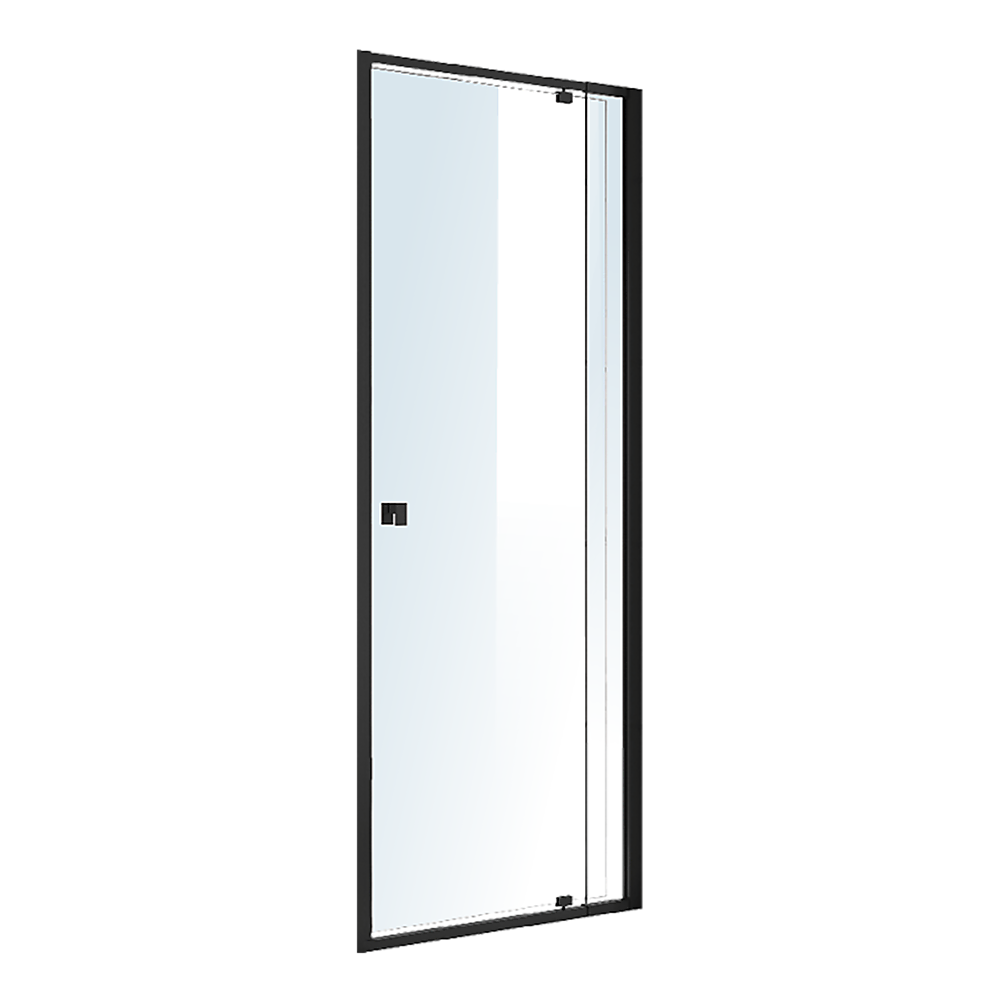 Adjustable Semi Frameless Shower Screen (74~82) x 195cm Australian Safety Glass - SILBERSHELL