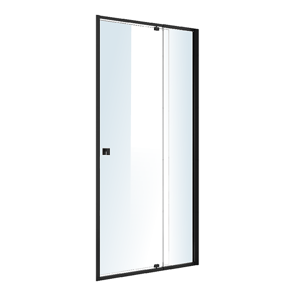 Adjustable Semi Frameless Shower Screen (98~106) x 195cm Australian Safety Glass - SILBERSHELL