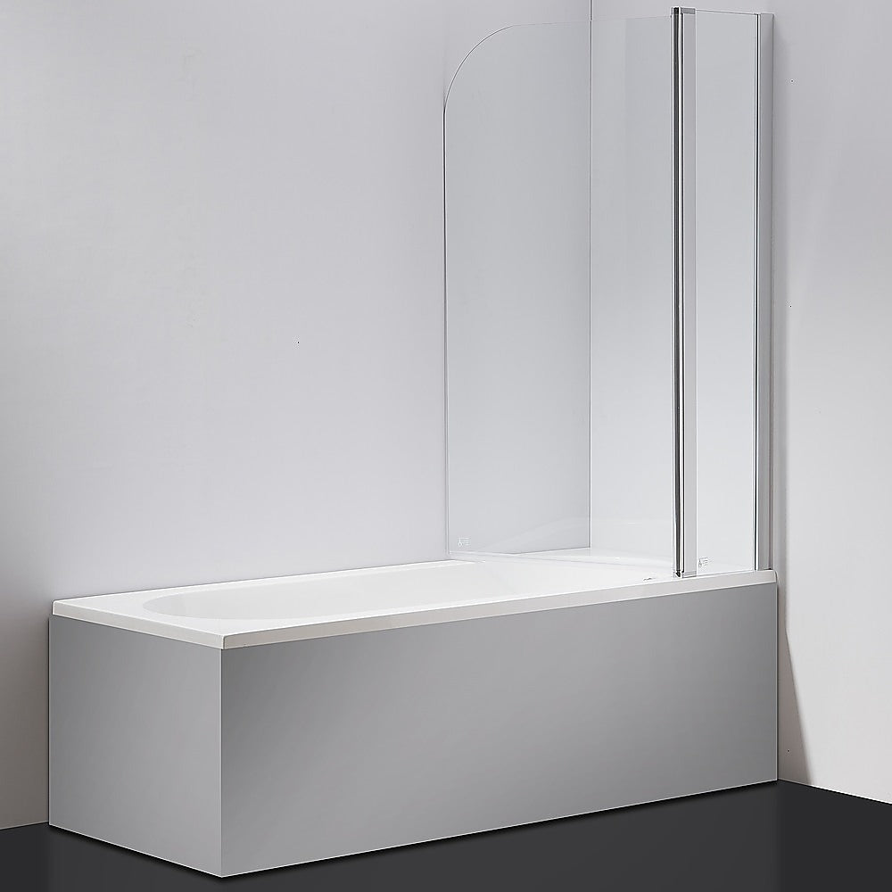 180° Pivot Door 6mm Safety Glass Bath Shower Screen 1000x1400mm By Della Francesca - SILBERSHELL