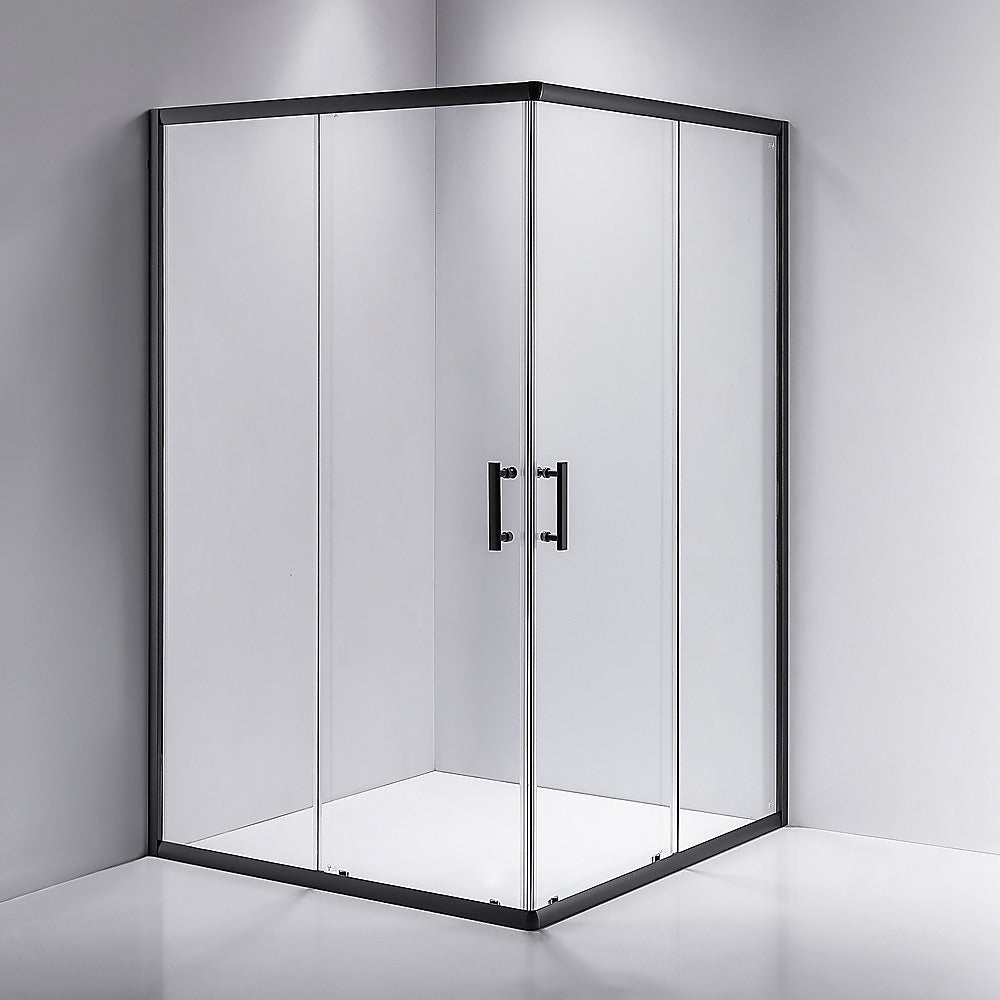 800 x 1000mm Sliding Door Nano Safety Glass Shower Screen By Della Francesca - SILBERSHELL