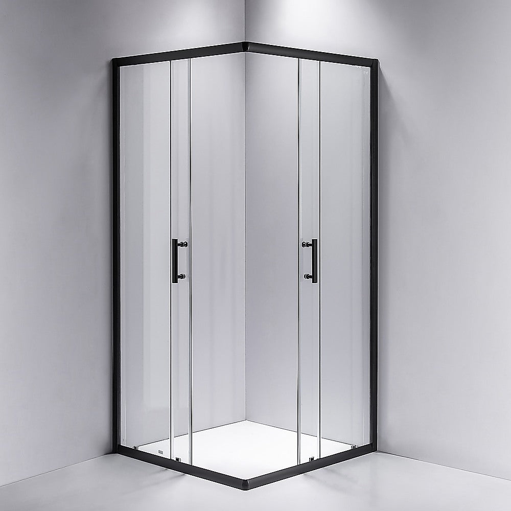 800 x 1200mm Sliding Door Nano Safety Glass Shower Screen By Della Francesca - SILBERSHELL