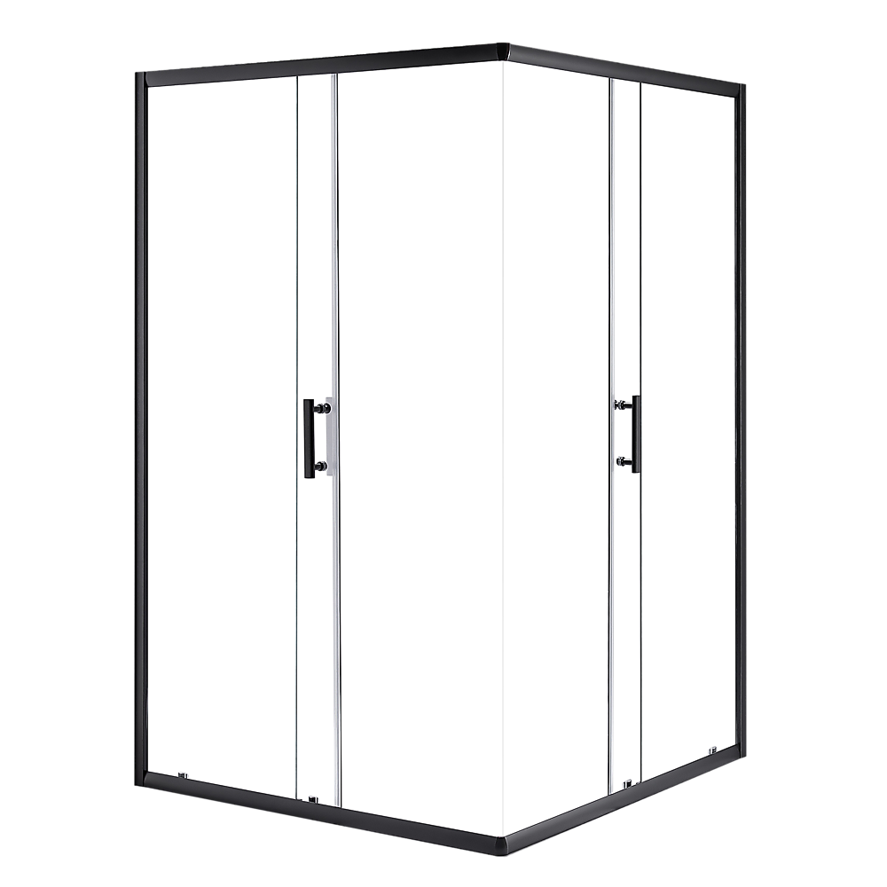 1200 x 800mm Sliding Door Nano Safety Glass Shower Screen By Della Francesca - SILBERSHELL