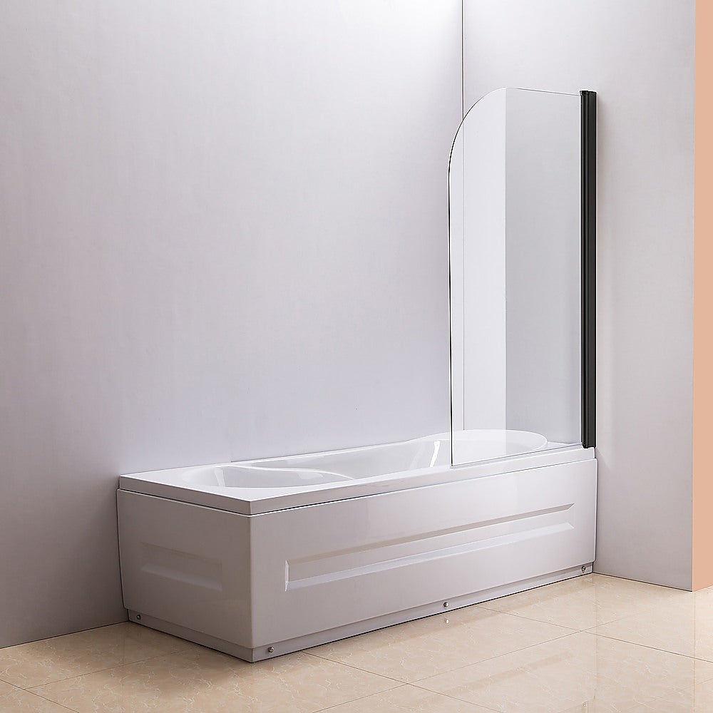 180° Pivot Door 6mm Safety Glass Bath Shower Screen 800x1400mm By Della Francesca - SILBERSHELL