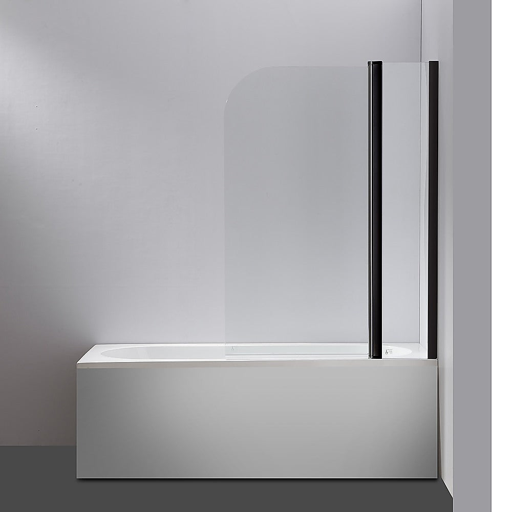 180° Pivot Door 6mm Safety Glass Bath Shower Screen 1200x1400mm By Della Francesca - SILBERSHELL