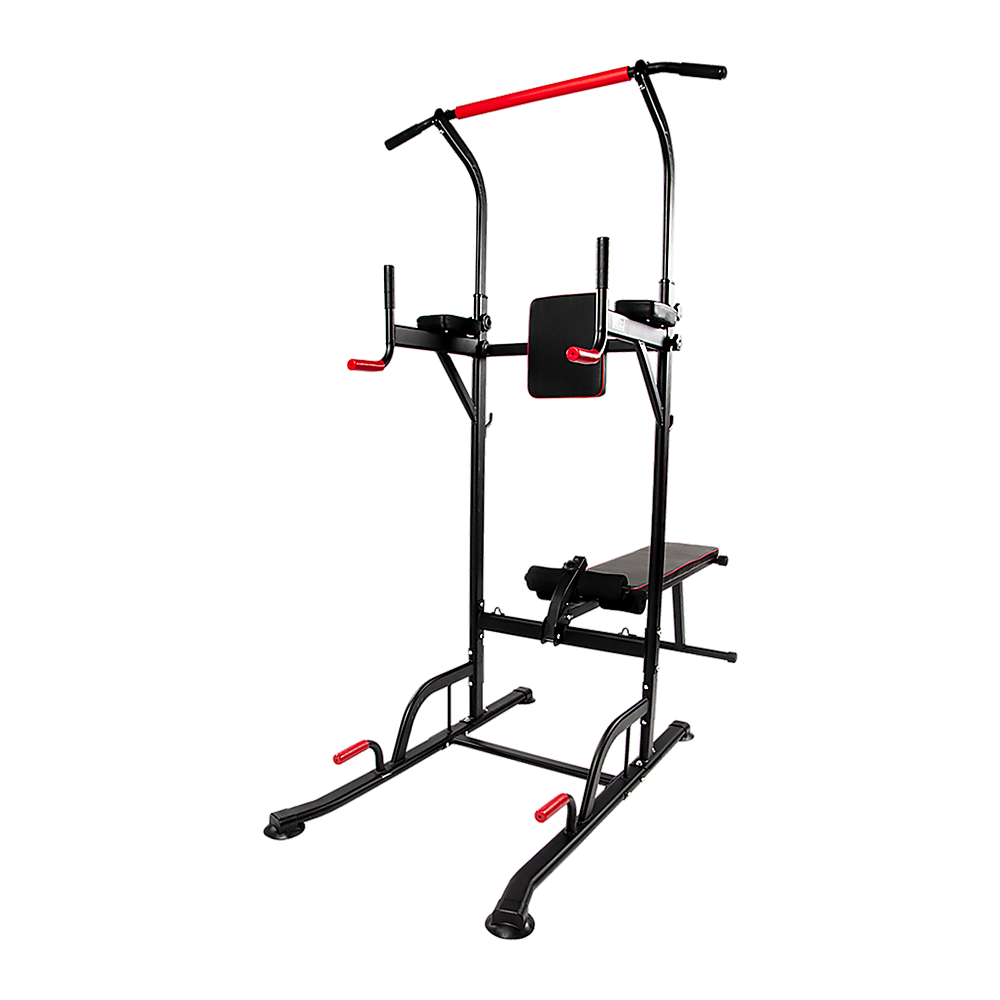Power Tower Pull Up Weight Bench Dip Multi Station Chin Up Home Gym Equipment - SILBERSHELL