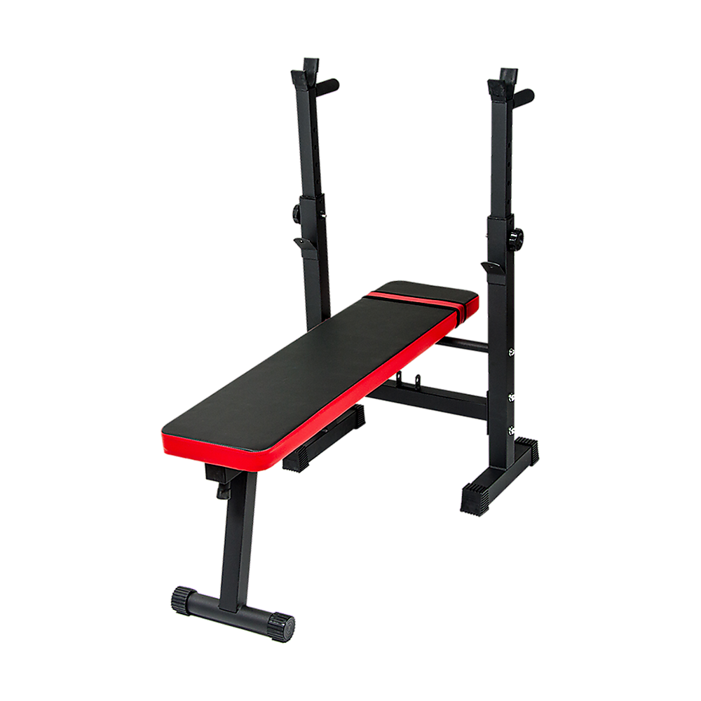 Folding Flat Weight Lifting Bench Body Workout Exercise Machine Home Fitness - SILBERSHELL