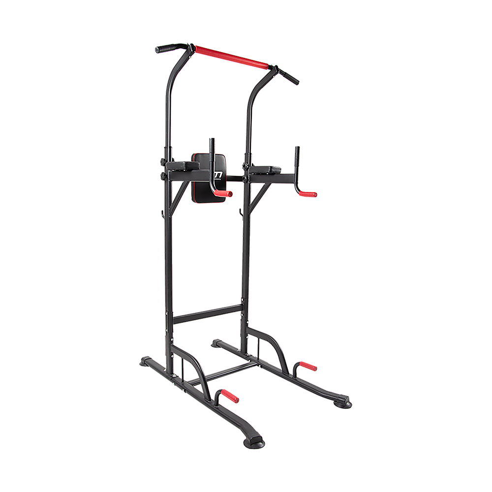 Power Tower Chin Up Bar Push Pull Up Knee Raise Weight Bench Gym Station - SILBERSHELL