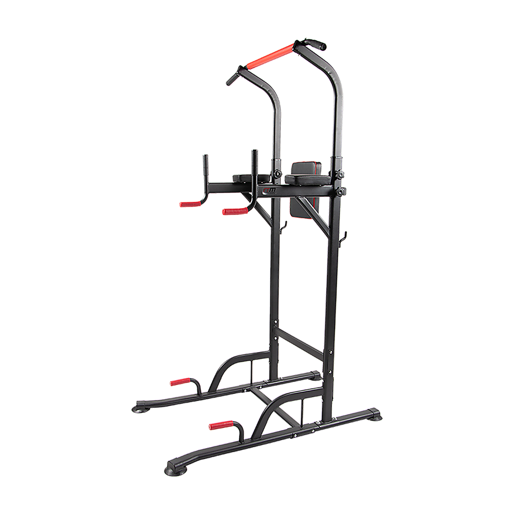 Power Tower Chin Up Bar Push Pull Up Knee Raise Weight Bench Gym Station - SILBERSHELL