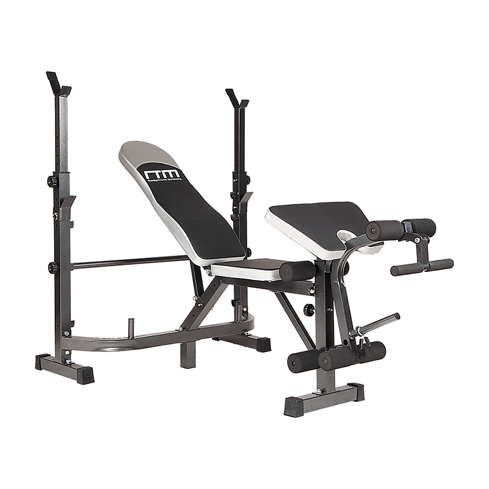 Multi Station Home Gym Weight Bench Press Leg Equipment Set Fitness Exercise - SILBERSHELL
