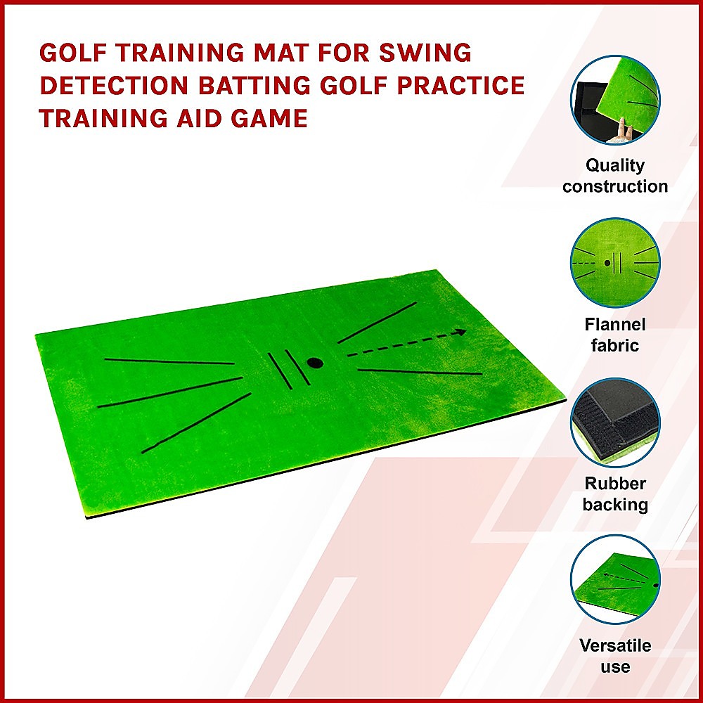 Golf Training Mat for Swing Detection Batting Golf Practice Training Aid Game - SILBERSHELL