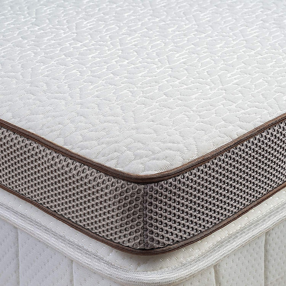 Palermo Double Memory Foam Mattress Topper Cooling Gel Infused CertiPUR Approved - SILBERSHELL