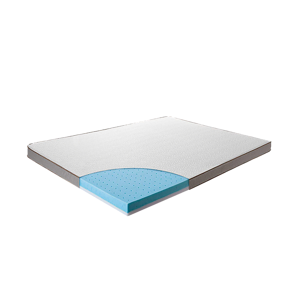 Palermo Double Memory Foam Mattress Topper Cooling Gel Infused CertiPUR Approved - SILBERSHELL