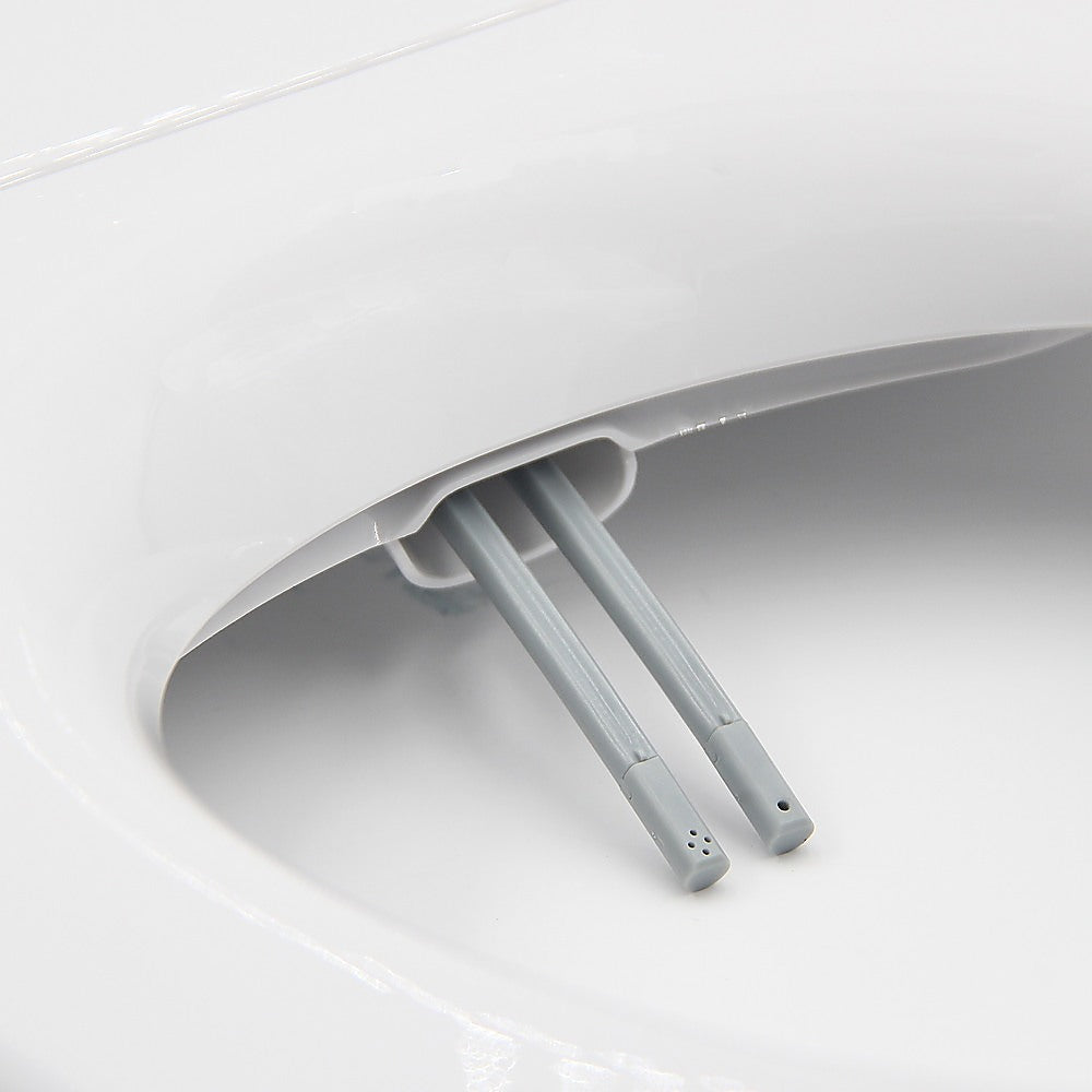 Non Electric Bidet Toilet Seat W/ Cover Bathroom Washlet Spray Water Wash - SILBERSHELL