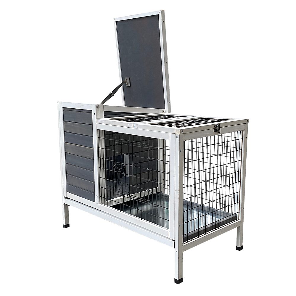 Rabbit Bunny Cage Hutch Pet Cages Enclosure - SILBERSHELL