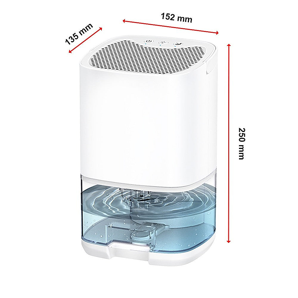 1000ML Mini Dehumidifier Portable Air Dryer Office Moisture Absorber Machine - SILBERSHELL