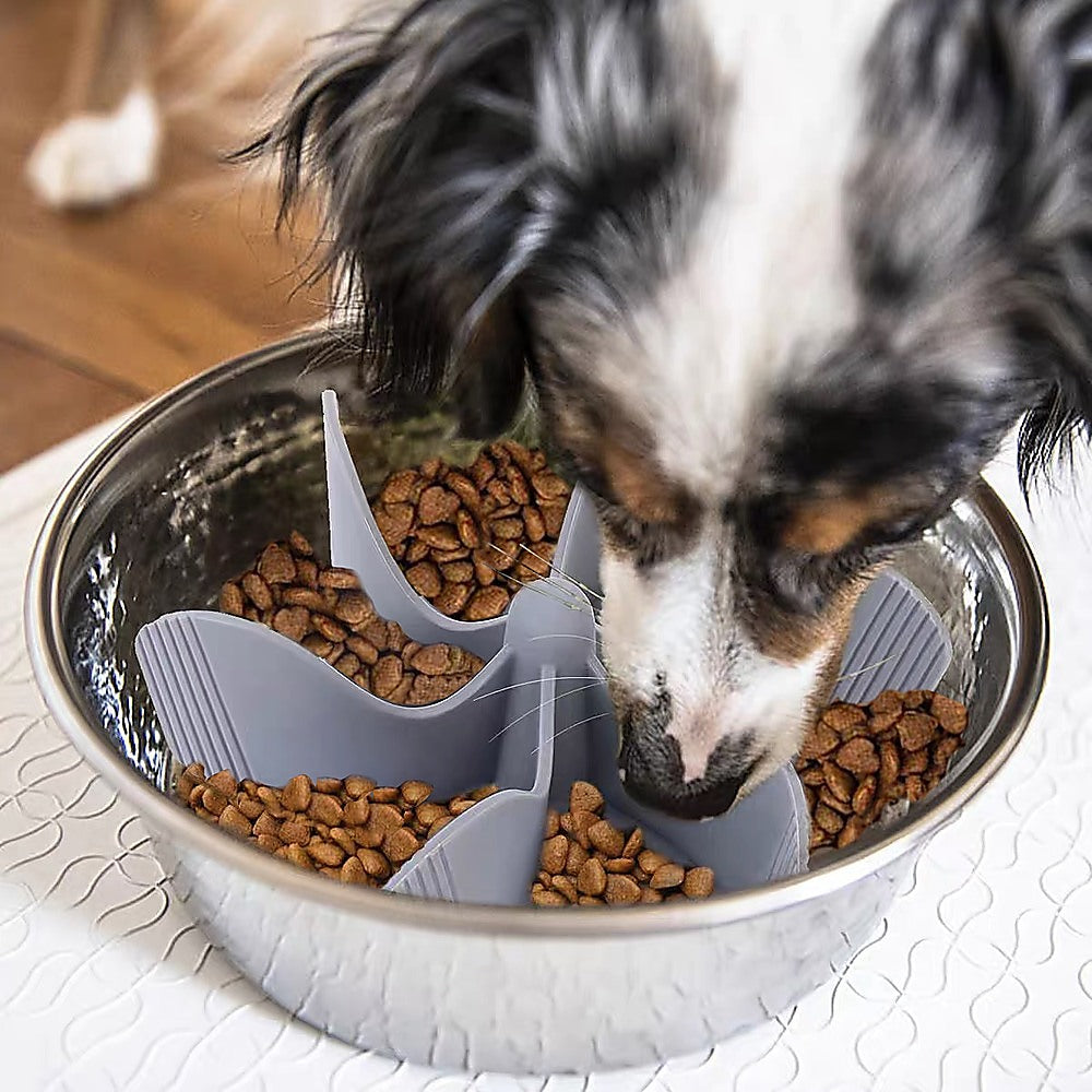 2x Dog Bowl Slow Feeder Insert - SILBERSHELL