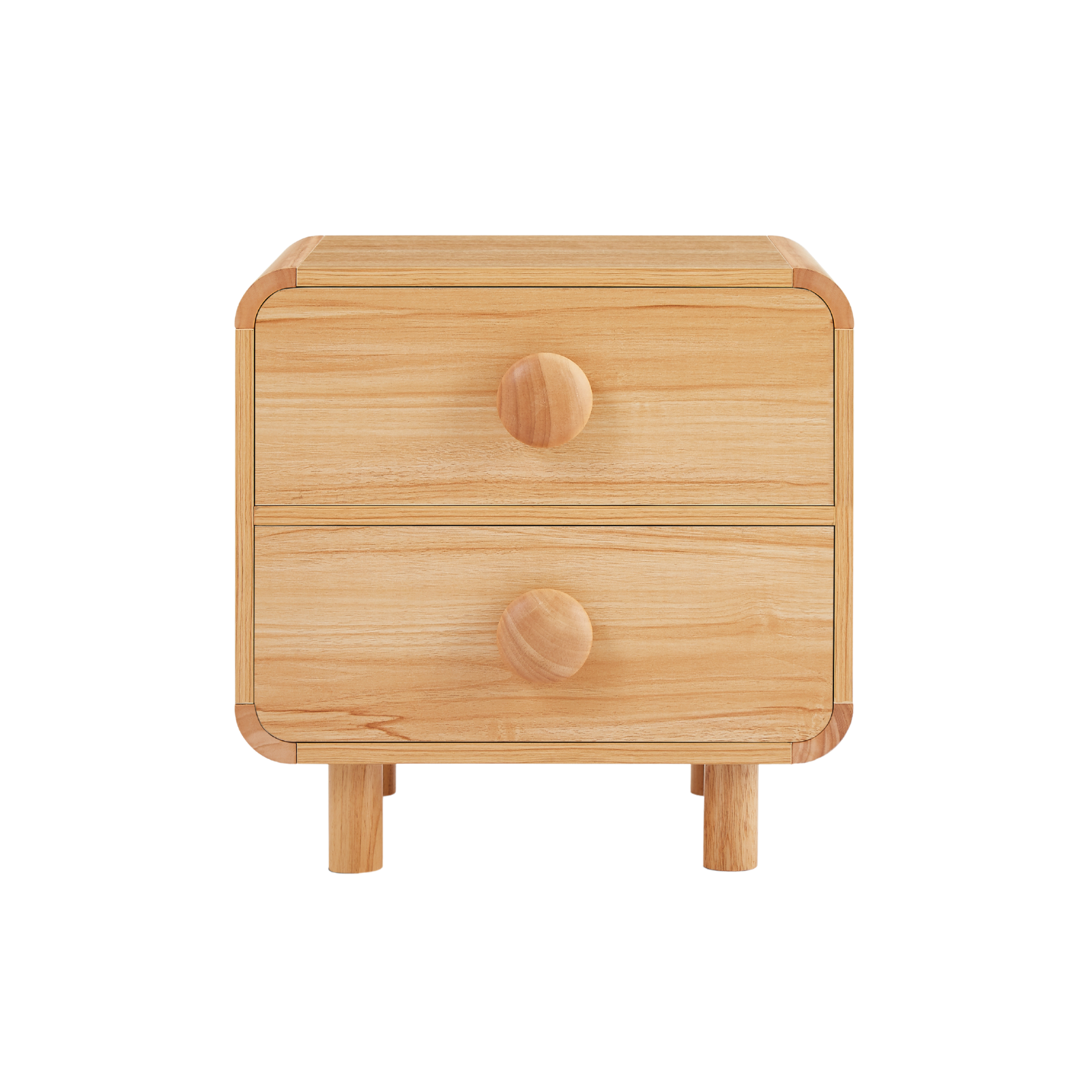 Spencer Natural Bedside Table - SILBERSHELL