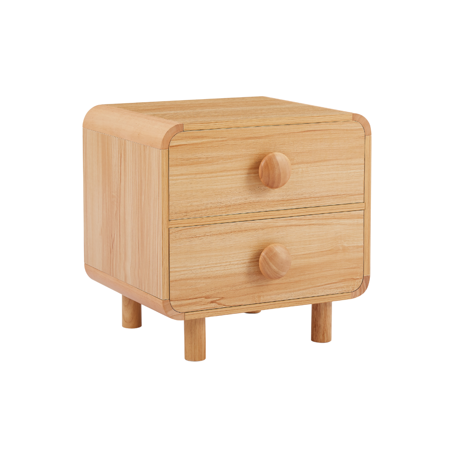 Spencer Natural Bedside Table - SILBERSHELL