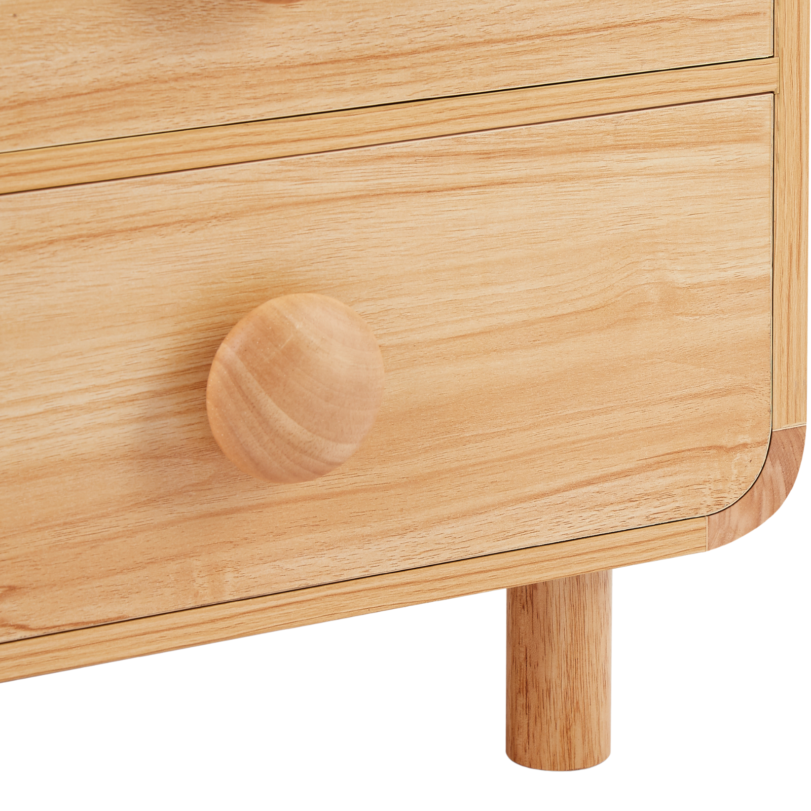 Spencer Natural Bedside Table - SILBERSHELL