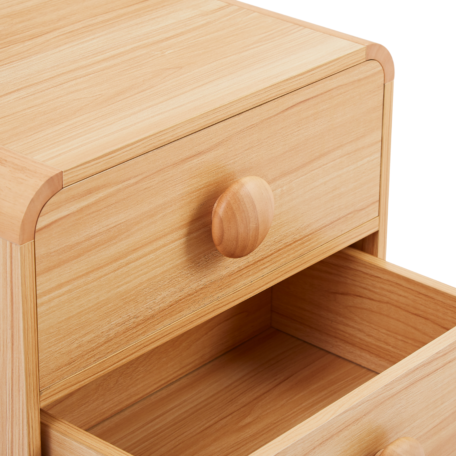 Spencer Natural Bedside Table - SILBERSHELL