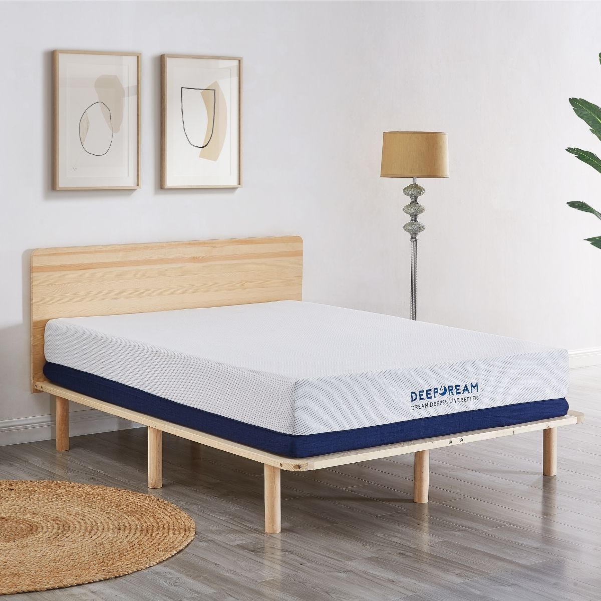 Plush Knitted Organic Cotton Memory Foam Mattress King Single - SILBERSHELL