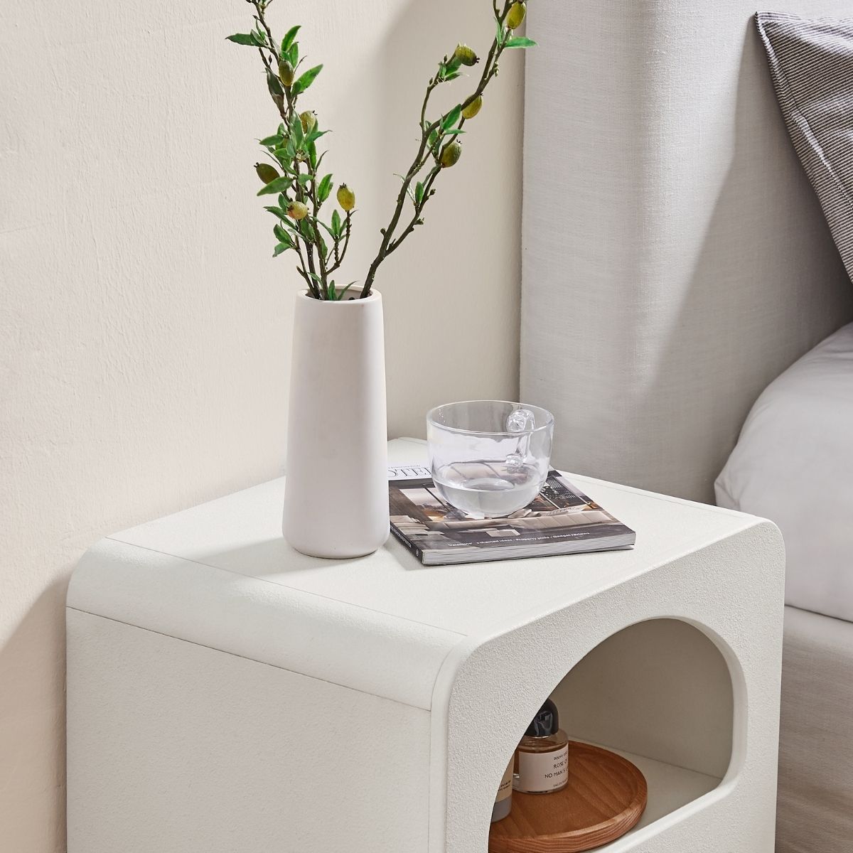 Sora Bedside Table - SILBERSHELL