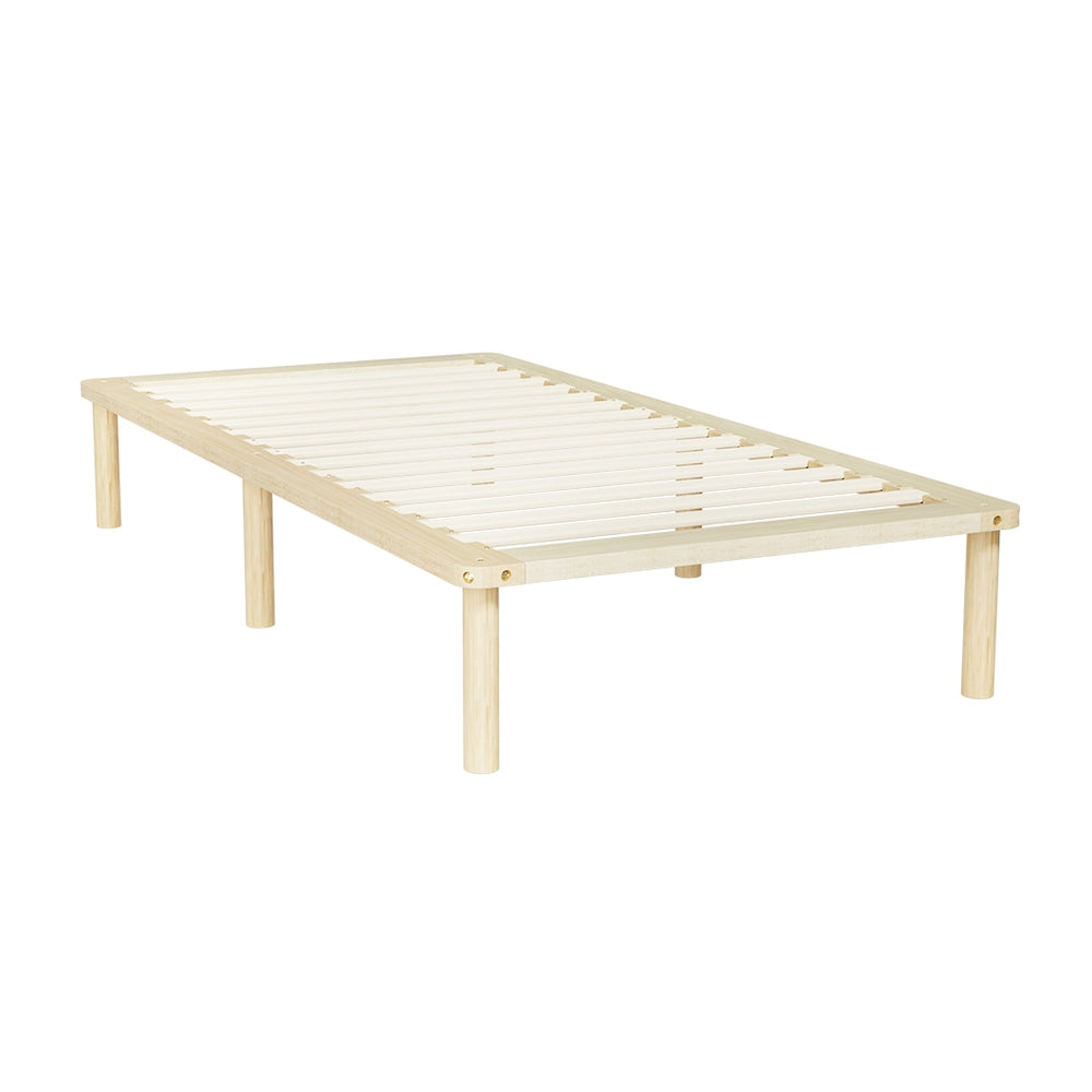 Artiss Bed Frame Single Size Wooden Base Mattress Platform Timber Pine AMBA - SILBERSHELL