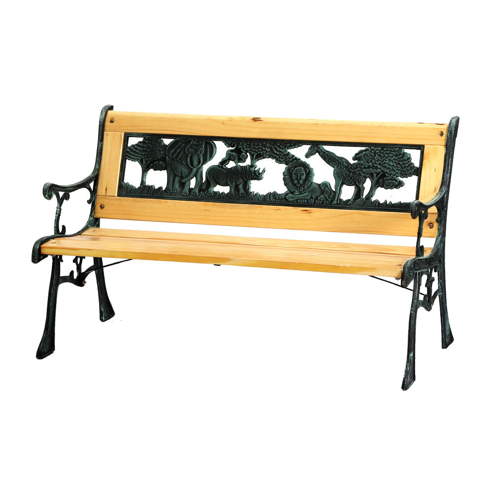 Gardeon Outdoor Children Garden Bench Kids Furniture Wood Park Lounge Seat - SILBERSHELL
