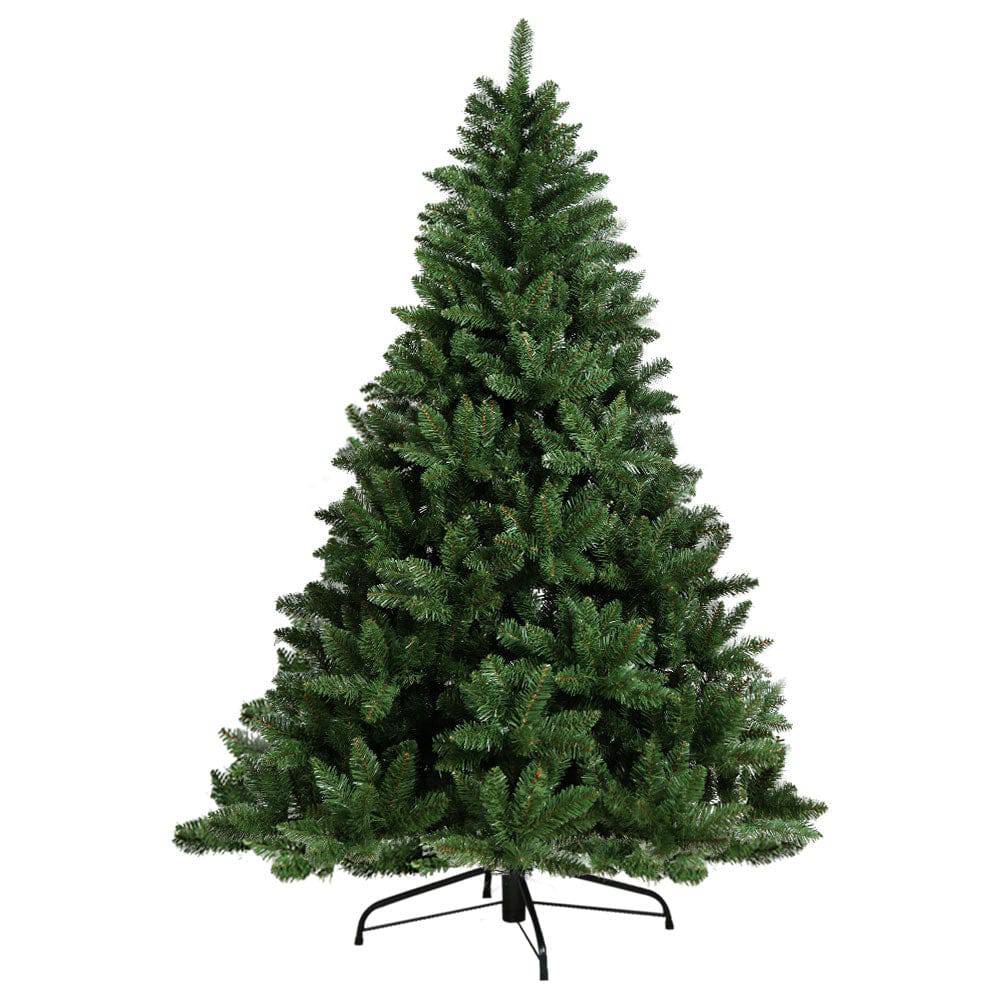 Jingle Jollys Christmas Tree 2.4M Xmas Trees Green Decorations 1400 Tips - SILBERSHELL