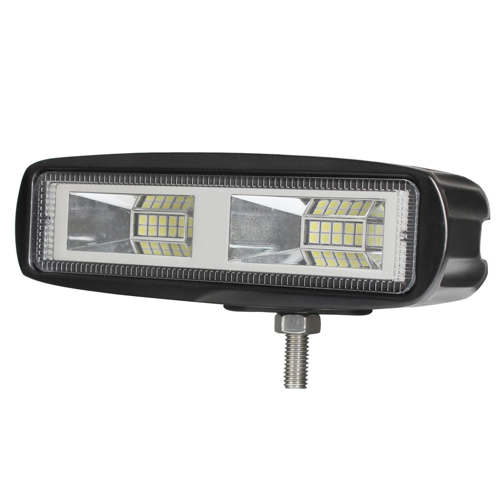 Pair 6inch 20w LED Work Driving Light Bar Ultra Flood Beam Lamp Reverse Offroad - SILBERSHELL